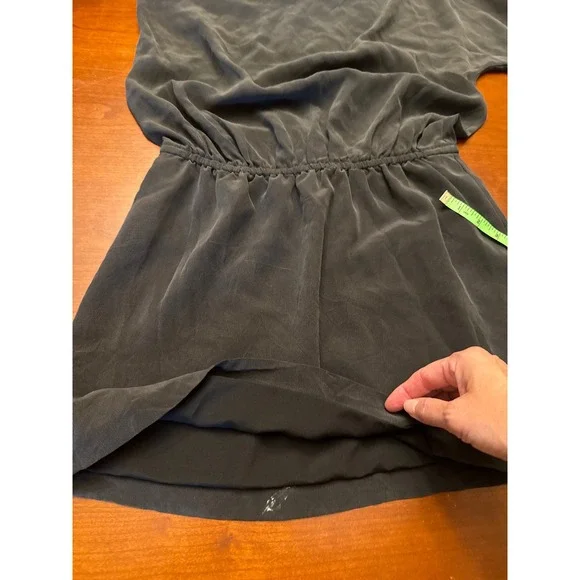 Joie dress Ashton Medium one shoulder black silk short